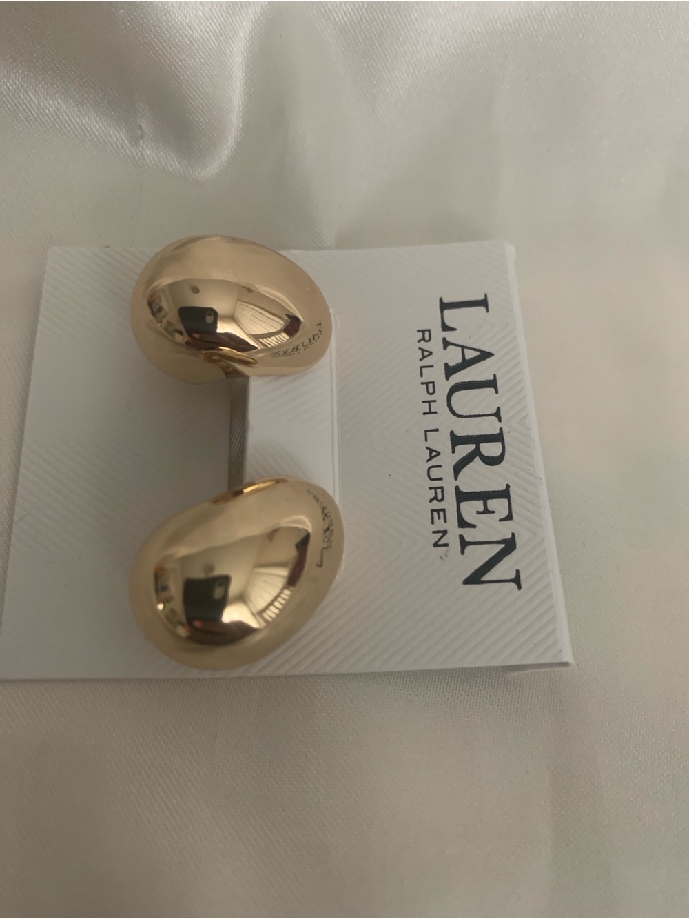 Ralph Lauren Polished Gold-Tone Decorative Knob Pair